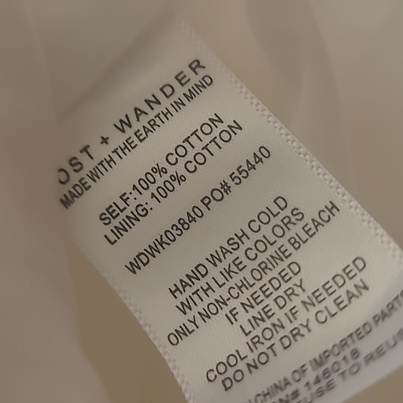 Lost + Wander NWT M White Petals of The Sky Midi Dress - Picture 8 of 8